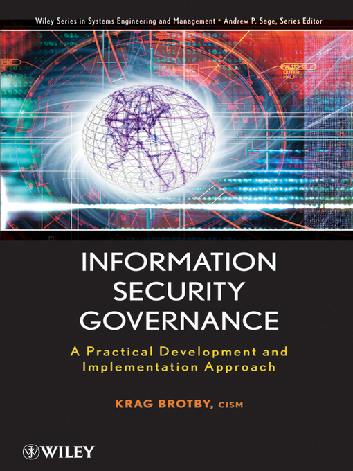 Title details for Information Security Governance by Krag Brotby - Available